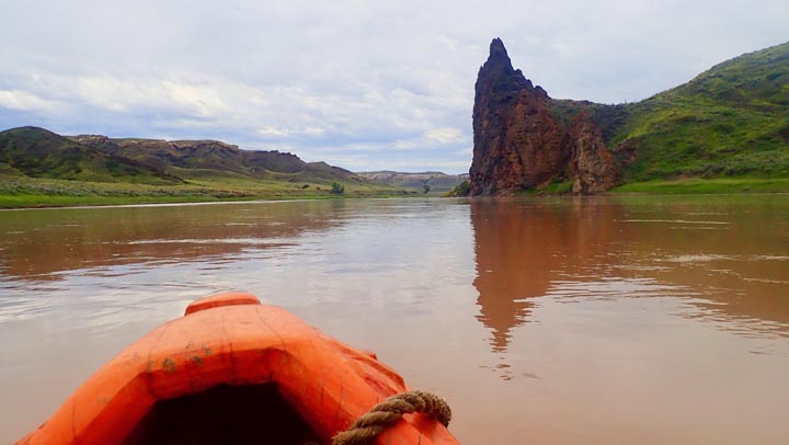 Citadel Rock. Upper Missouri National Wild and Scenic River.
